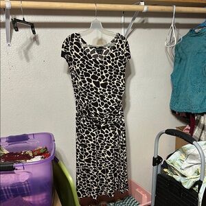 Enfocus Studio brown and cream color  Dress